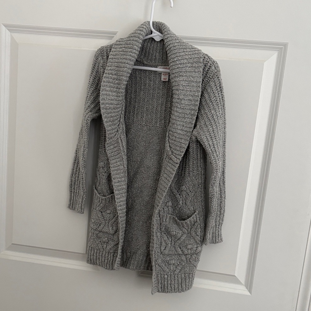Cozy Gray Girls Sweater